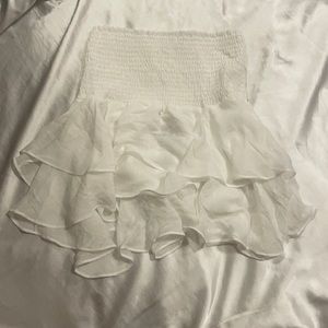 Ribbed Shein Ruffle Skirt (Size S)